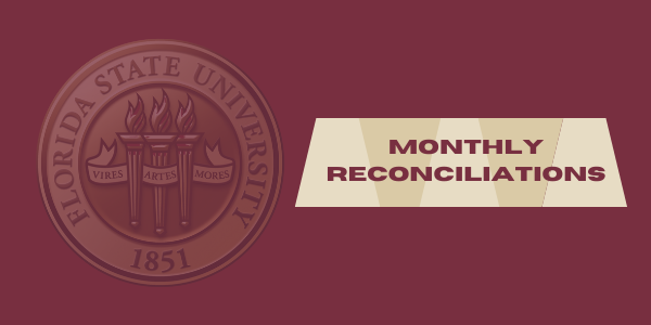 FSU Seal - Monthly Reconciliation 