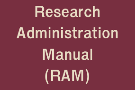 Research Administration Manual