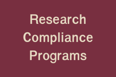 Research Compliance Programs