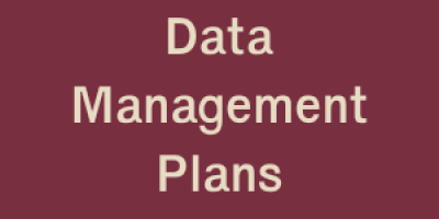 Data Management Plans