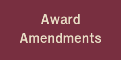 Award Amendments