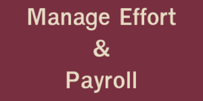 Manage Effort and Payroll