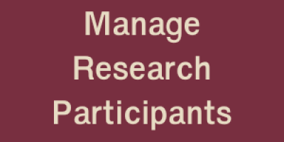 Manage Research Participants