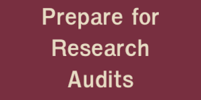 Prepare for Research Audits