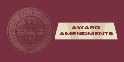 FSU Seal - Award Amendments