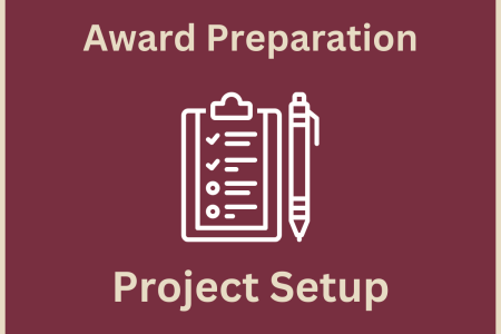 Award Preparation and Project Setup