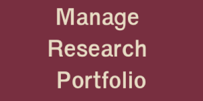 Manage Research Portfolio